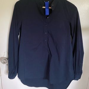 Kit and Ace Navy Blouse